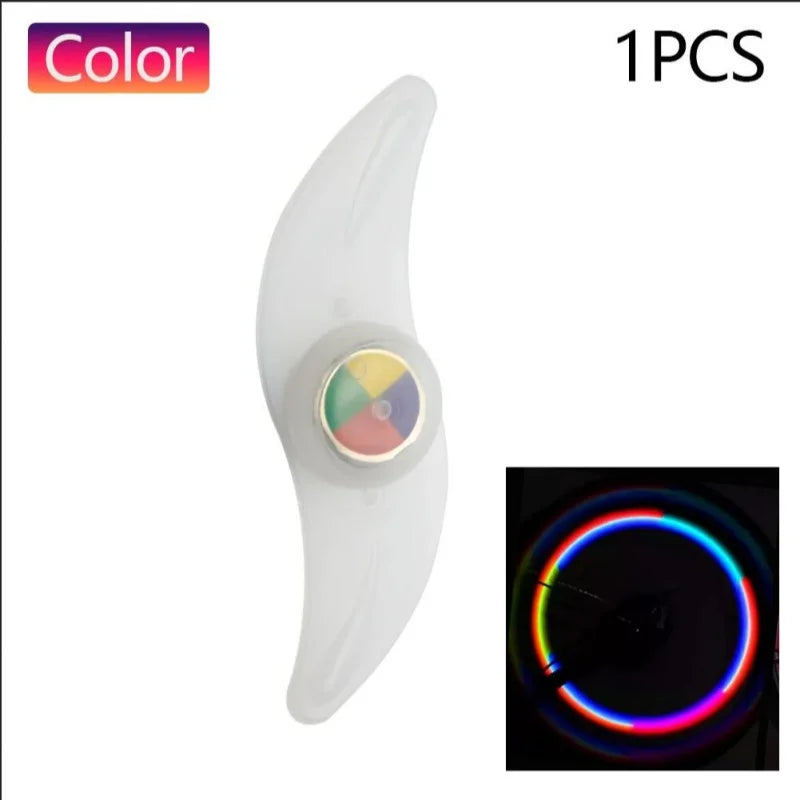 Bike Wheel Spoke Light Tire Lights 3 Mode LED Waterproof Bike Safety Warning Easy to Install Bicycle Accessories with Battery