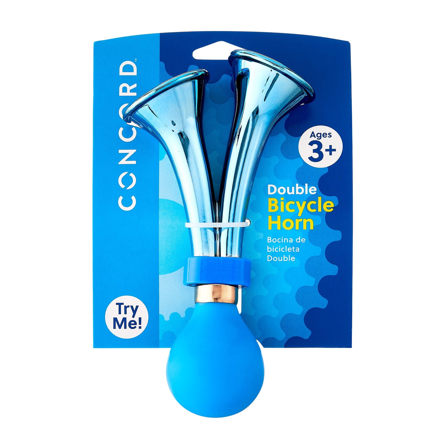 Concord Double Bicycle Horn, Blue