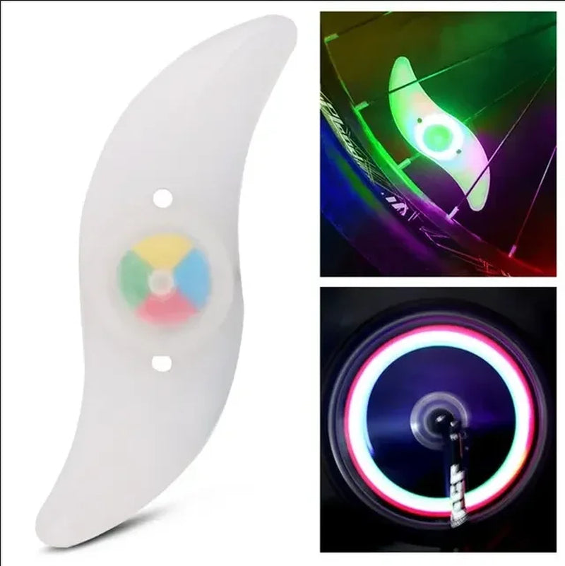 Bike Wheel Spoke Light Tire Lights 3 Mode LED Waterproof Bike Safety Warning Easy to Install Bicycle Accessories with Battery