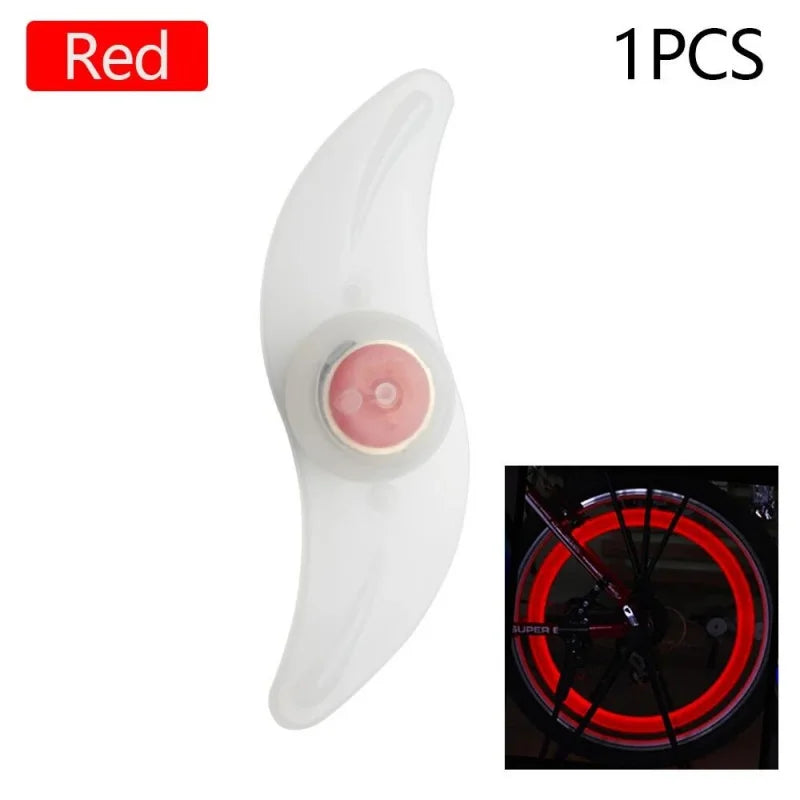 Bike Wheel Spoke Light Tire Lights 3 Mode LED Waterproof Bike Safety Warning Easy to Install Bicycle Accessories with Battery