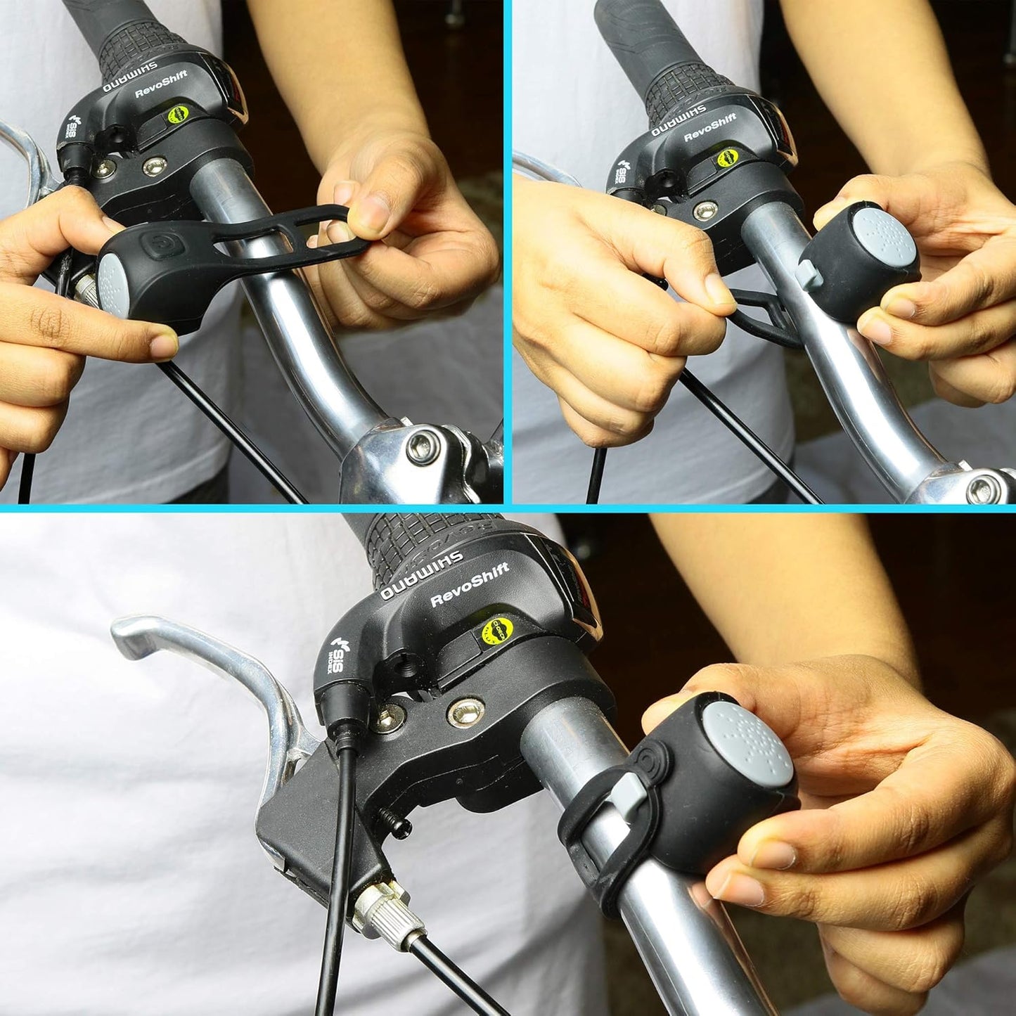 Electric Bike Horn - 95DB Waterproof Bicycle Bell for Mountain and Road Bikes Scooters Handlebar, Cycling Bell for Adults and Kids Bikes