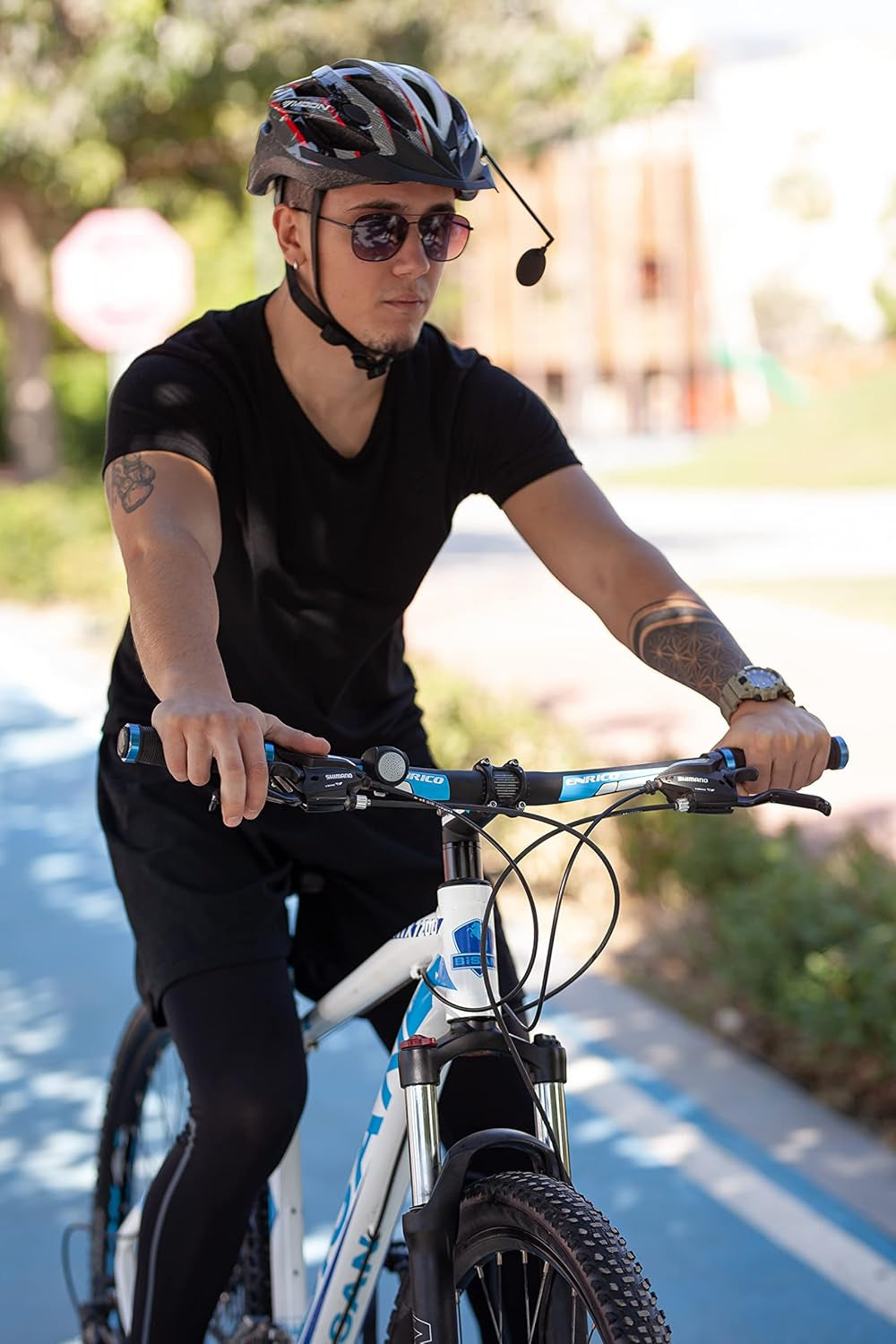 Electric Bike Horn - 95DB Waterproof Bicycle Bell for Mountain and Road Bikes Scooters Handlebar, Cycling Bell for Adults and Kids Bikes