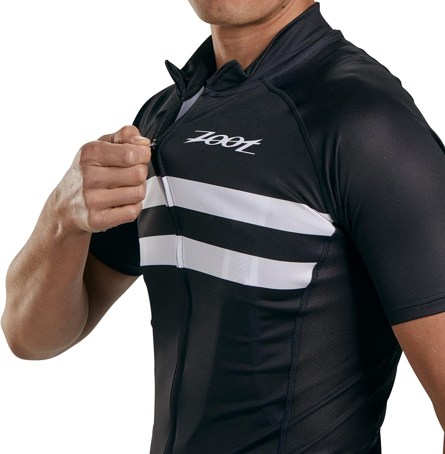 Men'S Core Cycling Jersey, Breathable Short Sleeve Road Bike Tri Jersey, Moisture Wicking, 3 Rear Pockets, UPF 30 Fabric