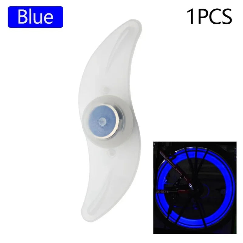 Bike Wheel Spoke Light Tire Lights 3 Mode LED Waterproof Bike Safety Warning Easy to Install Bicycle Accessories with Battery