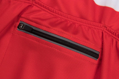 CR Men'S Cycling Clothing Set Long Sleeve Cycling Jersey Zipper Pocket Bike Outfit Cycling Bib Pants 3D Padded