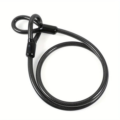 1.2M Bike Lock-Anti-Theft Security Cable Chain for Cycling,Motorcycle,Helmet Protection Bicycle Accessories