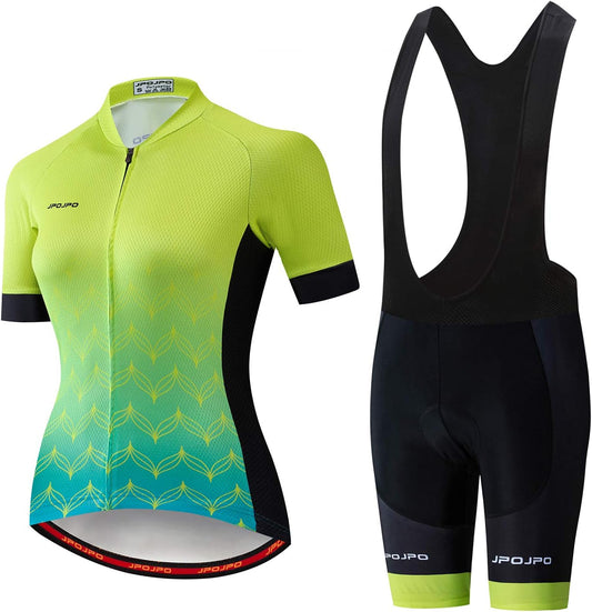 Women Cycling Jersey Set Cycling Clothing MTB Jersey Set Summer Breathable Bicycle Uniforms