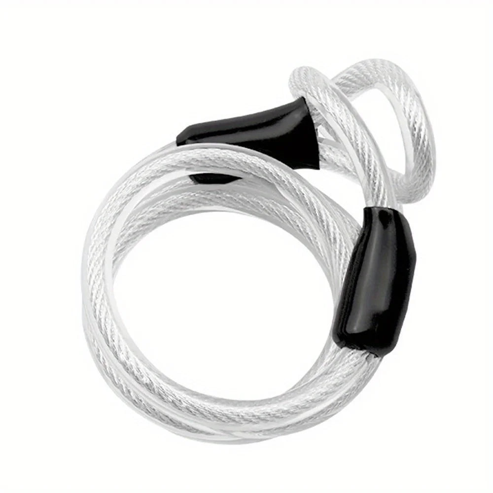 1.2M Bike Lock-Anti-Theft Security Cable Chain for Cycling,Motorcycle,Helmet Protection Bicycle Accessories