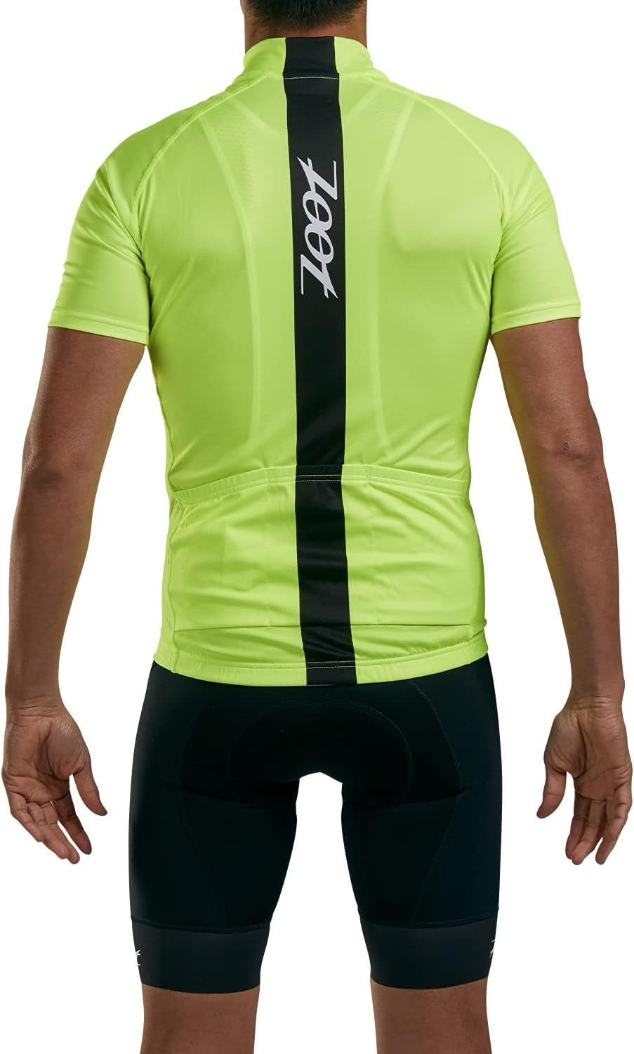 Men'S Core Cycling Jersey, Breathable Short Sleeve Road Bike Tri Jersey, Moisture Wicking, 3 Rear Pockets, UPF 30 Fabric