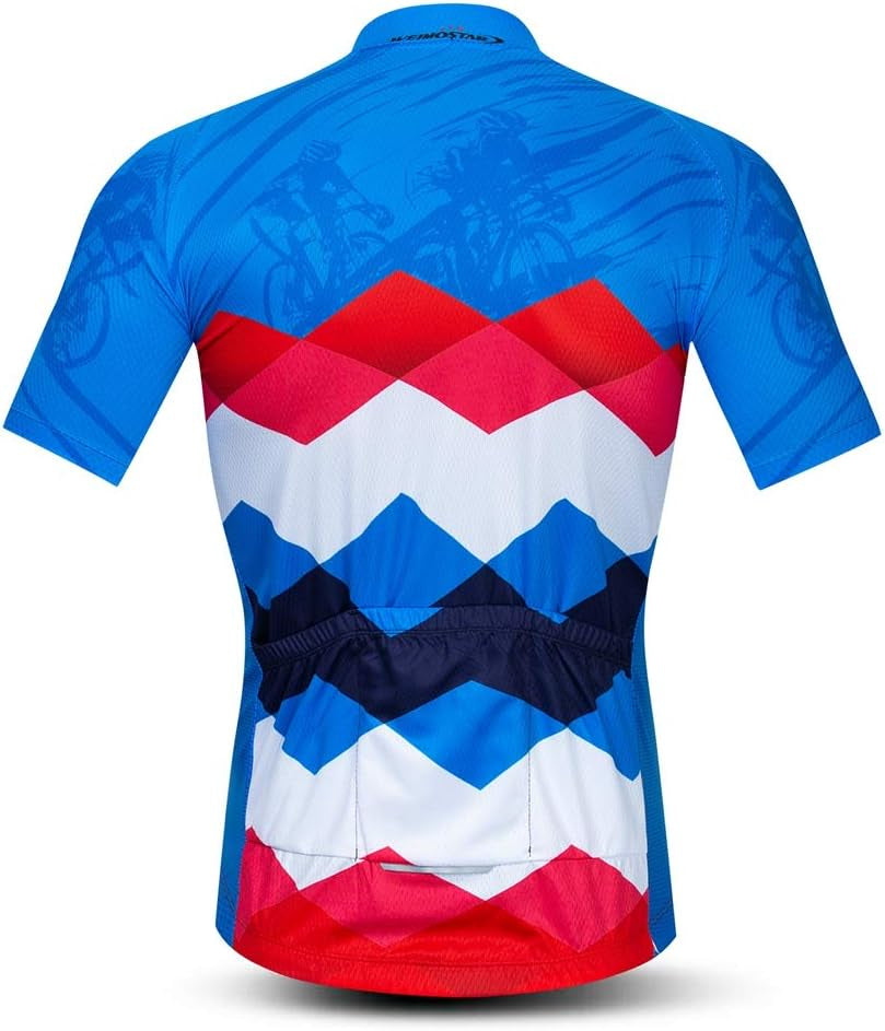 Cycling Jersey Mens Tops Racing Cycling Clothing Short Sleeve Bike Shirt