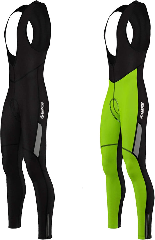 Zimco Men Cycling Bib Tight Windproof Thermal Bicycle Bib Pant Padded