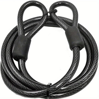 1.2M Bike Lock-Anti-Theft Security Cable Chain for Cycling,Motorcycle,Helmet Protection Bicycle Accessories