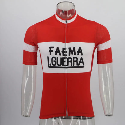 Retro Cycling Jersey Ropa Ciclismo Men Short Sleeve Bike Wear Jersey Summer Classic Cycling Clothing