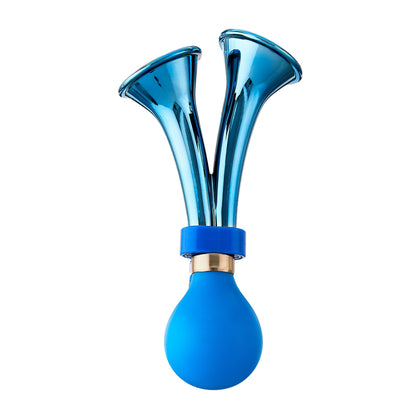 Concord Double Bicycle Horn, Blue