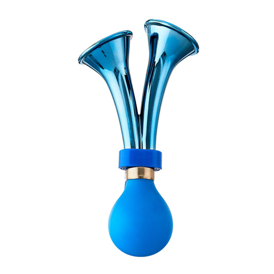 Concord Double Bicycle Horn, Blue