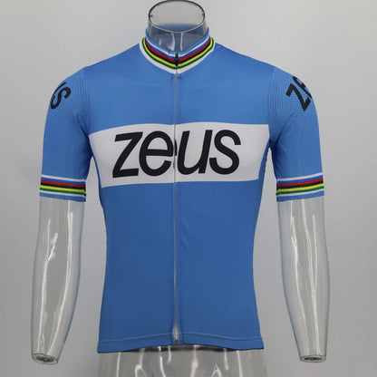 Retro Cycling Jersey Ropa Ciclismo Men Short Sleeve Bike Wear Jersey Summer Classic Cycling Clothing