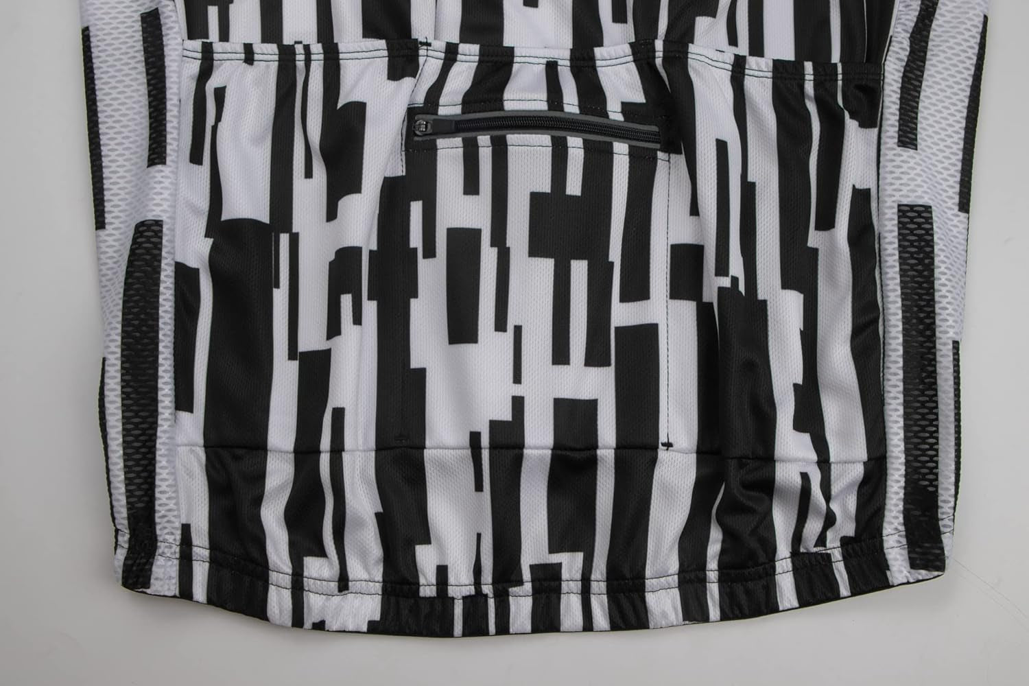 CR Long Sleeve Cycling Jersey Mens, 3+1 Zipper Pockets Bicycle Tops Quick Dry Breathable Biking Shirt