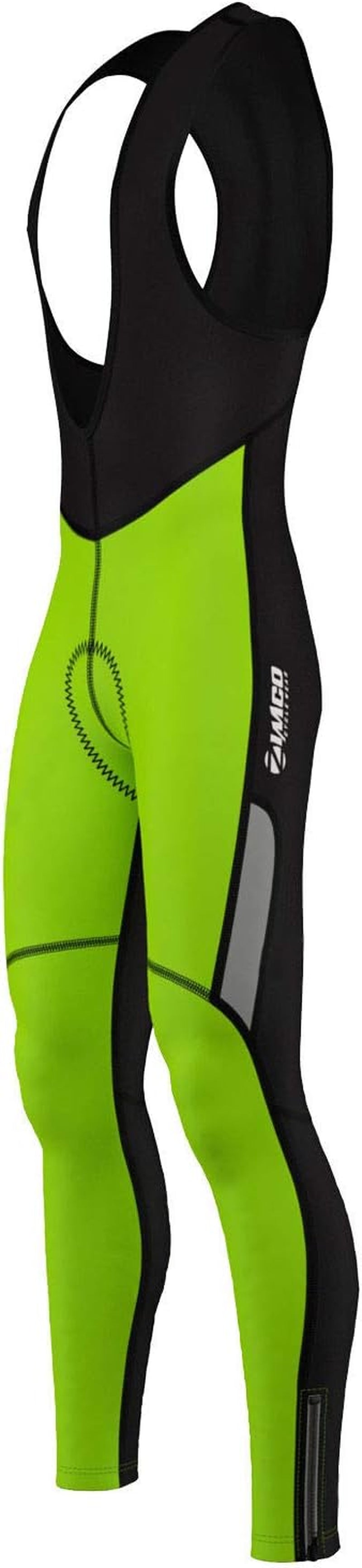 Zimco Men Cycling Bib Tight Windproof Thermal Bicycle Bib Pant Padded